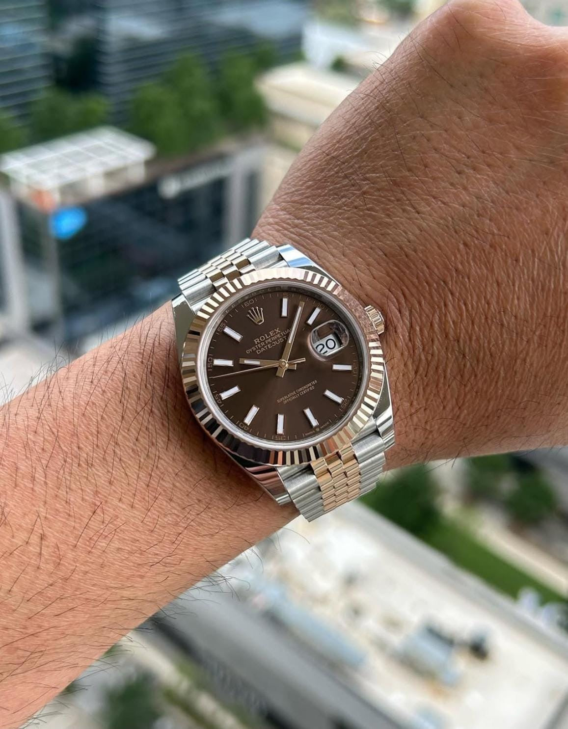 Ro_lex Oyster perpetual Date Just Swift Movement