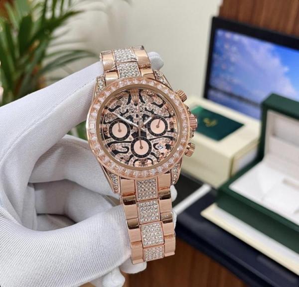 Role_x Daytona Eye Of Tiger Rose Gold Chain