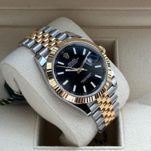 Rolx Oyster Perpetual Date Just TT Black watch