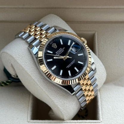 Rolx Oyster Perpetual Date Just TT Black watch