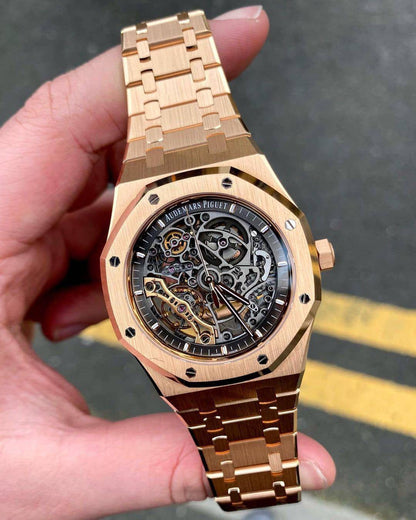 Audmars Pigue_t Royal Oak Skeleton Rose Gold Automatic