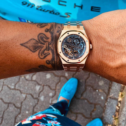 Audmars Pigue_t Royal Oak Skeleton Rose Gold Automatic