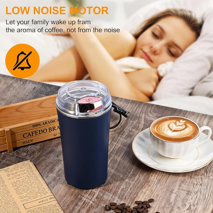 QuickGrind™ - Portable Stainless Steel Mini Mixer Grinder for Kitchen, Home (🔥Limited Stock🔥)