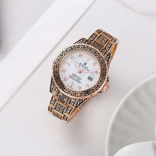 Rolx Oyster Vintage Copper White