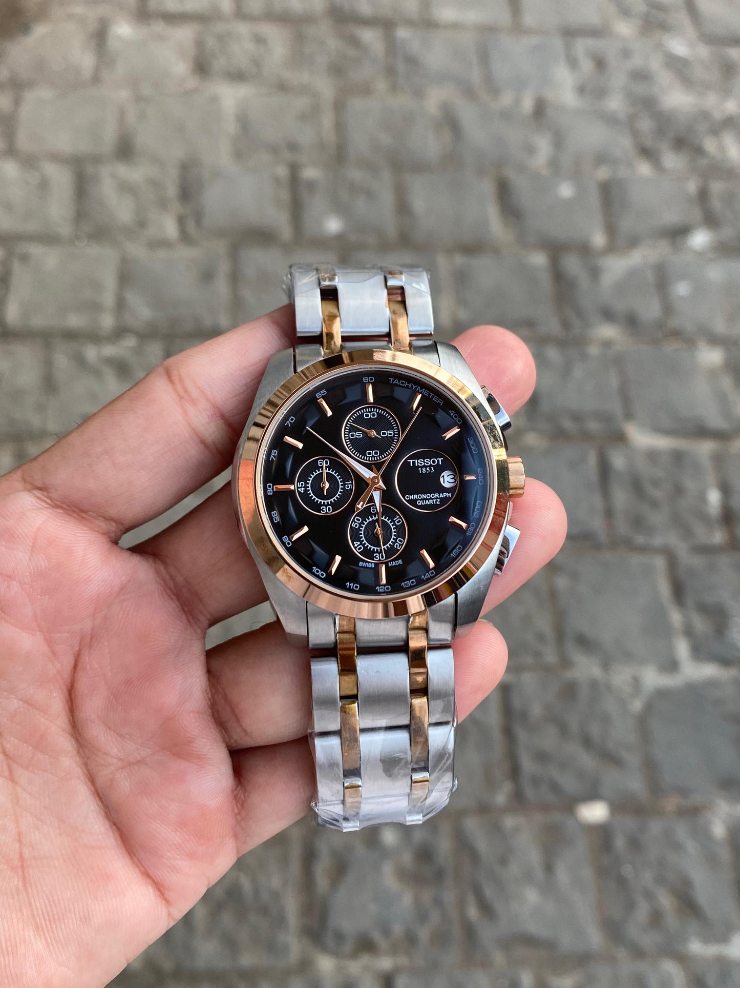 Tisot 1853 Chronograph Chain Watch
